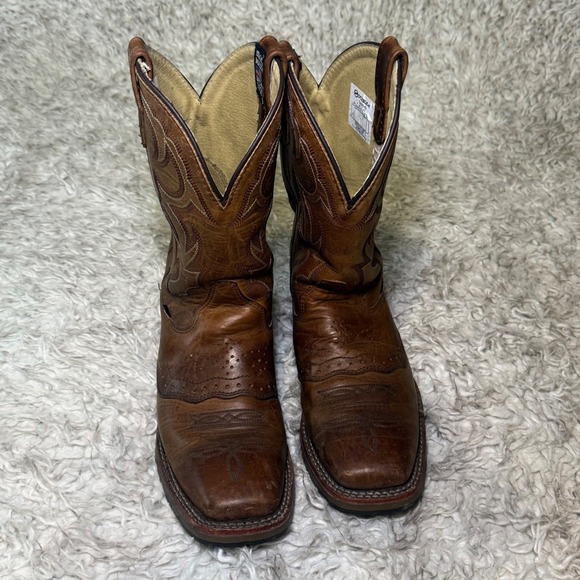 Double-H Jase DH3560 Square Toe Western Work Boots |Size 8 - Picture 5 of 15